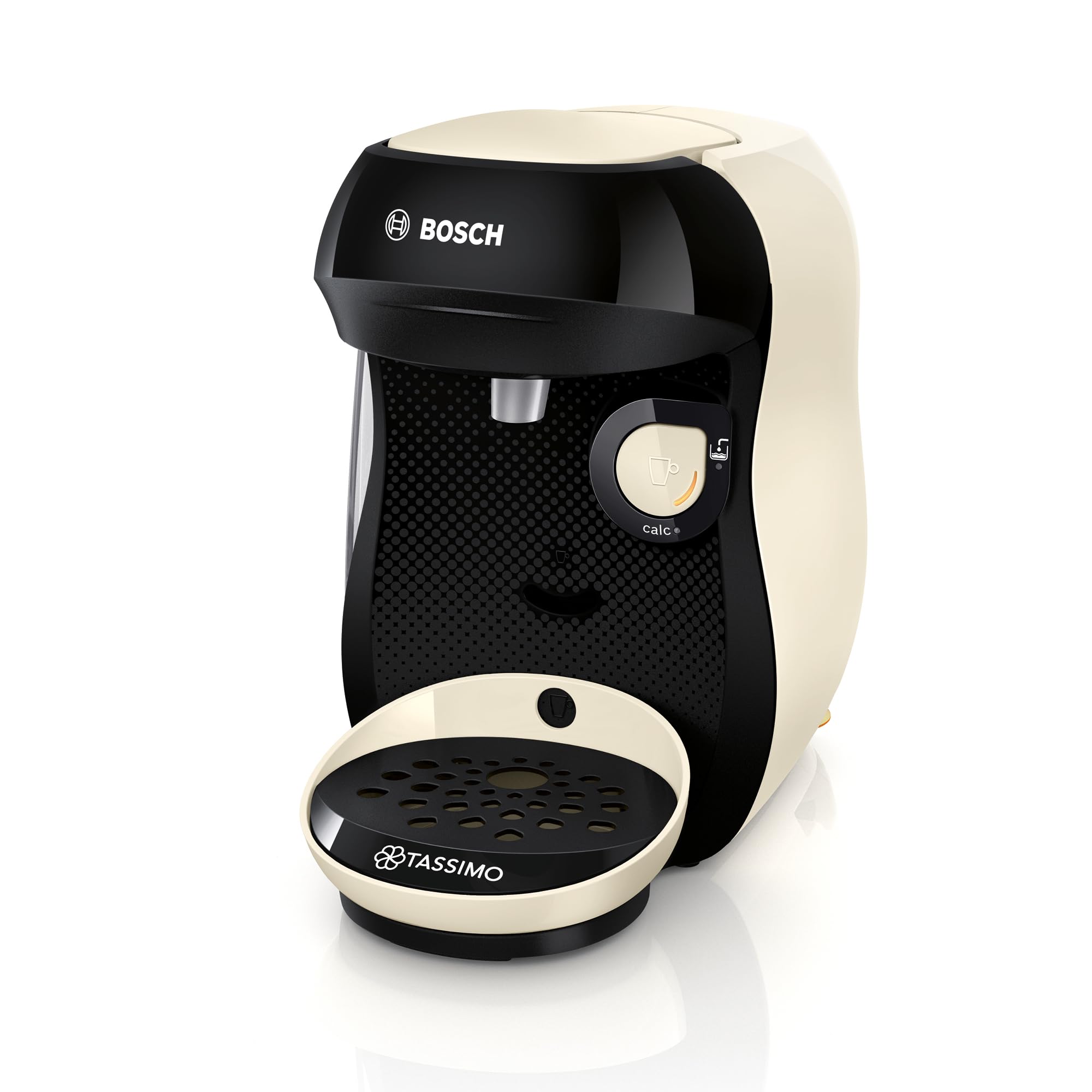 Machine à café multi-boissons Tassimo Happy friendly, TAS107E, OneTouch, Intellibrew, Crème