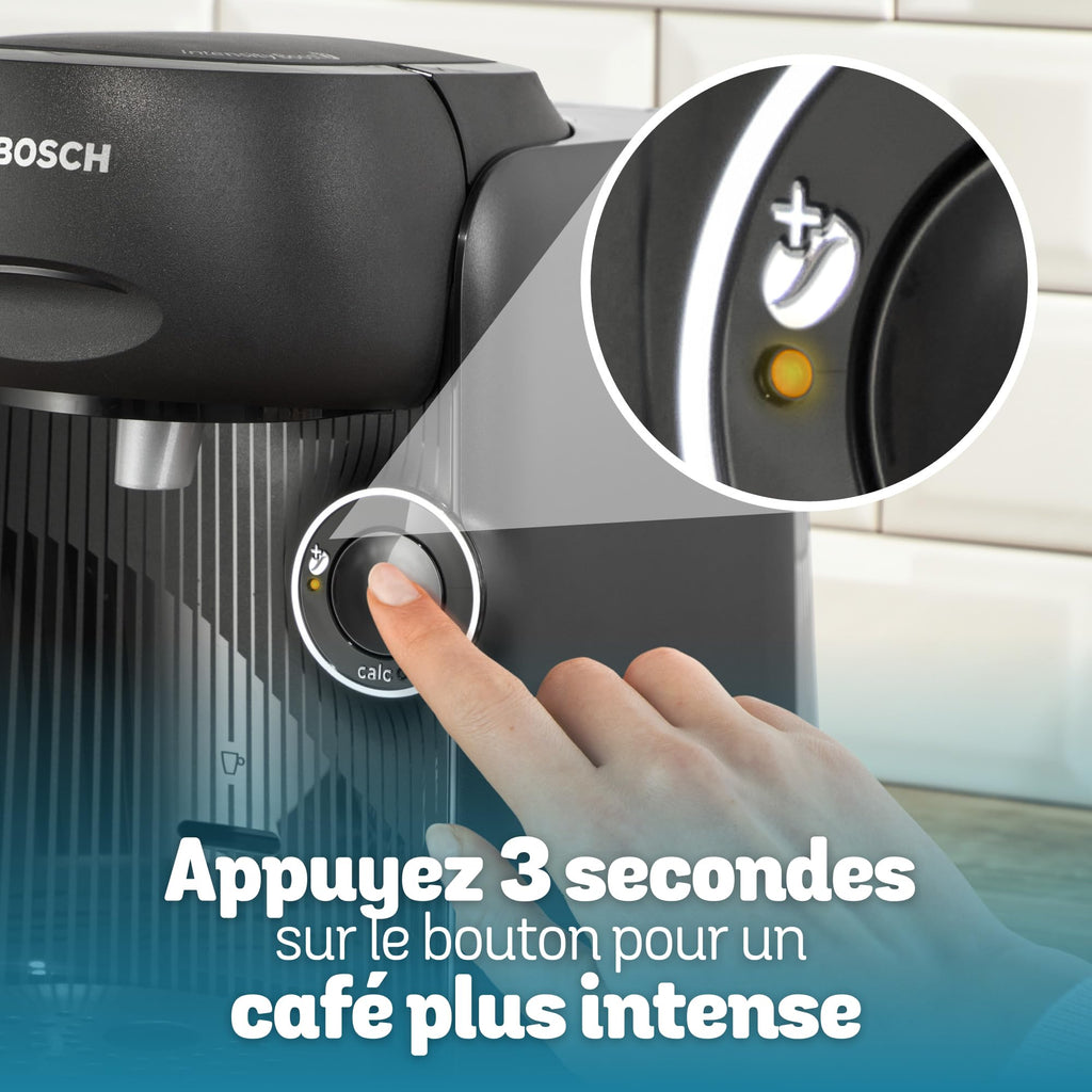 Tassimo Finesse friendly Machine à café, IntensityBoost, Intellibrew, TAS162E, Noir