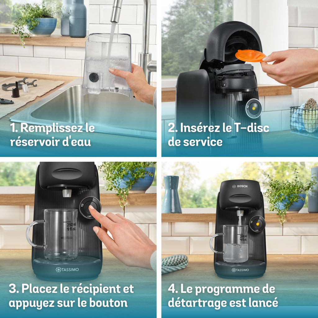 Tassimo Finesse friendly Machine à café, IntensityBoost, Intellibrew, TAS162E, Noir