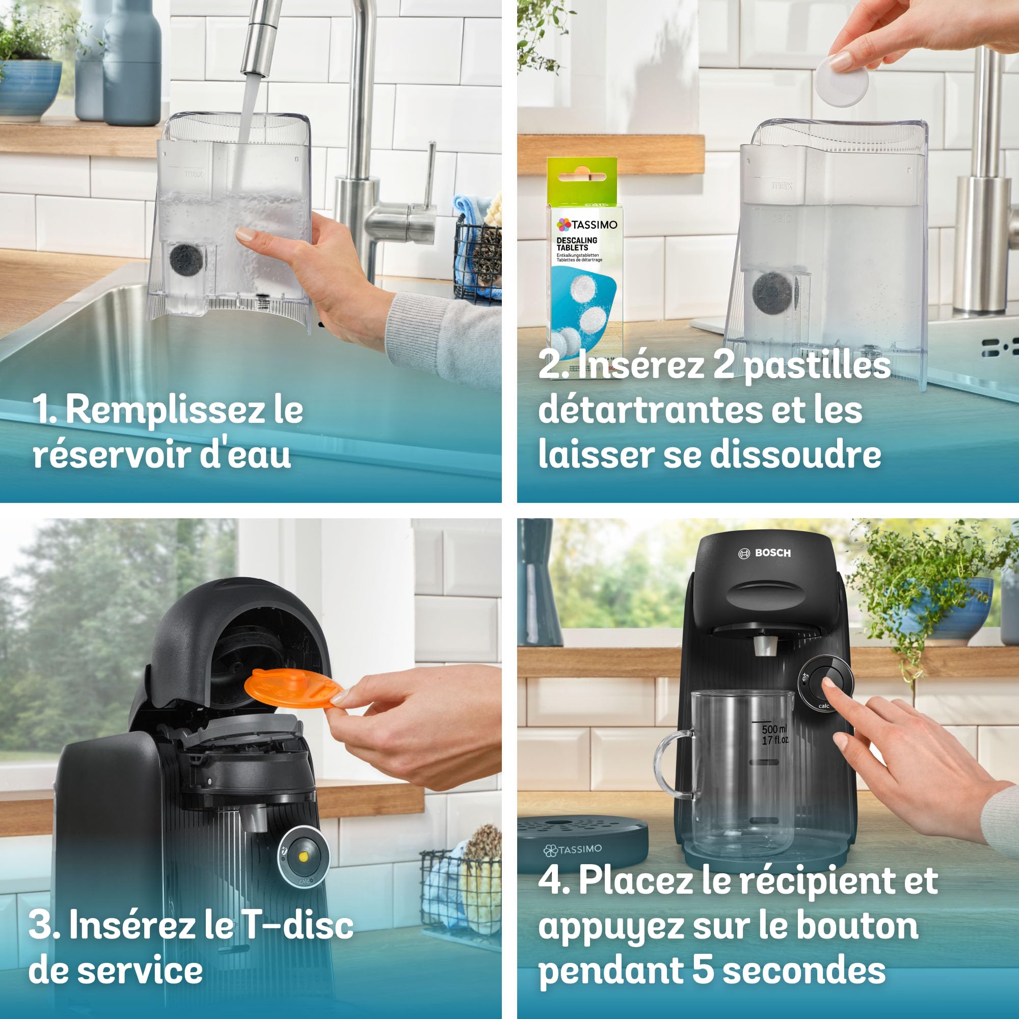 Tassimo Finesse friendly Machine à café, IntensityBoost, Intellibrew, TAS162E, Noir